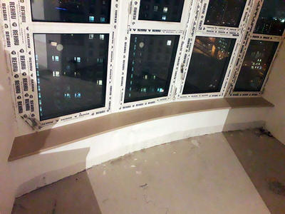 Подоконник в зал из акрила Staron SG 441