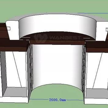 Акриловая стойка для кафе-бара в форме чашки